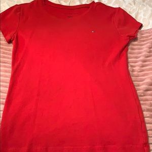 Red Tommy Hilfiger Shirt